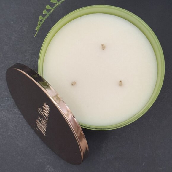 BBW Eucalyptus Mint White Barn Bath & Body Works 3 Wick Candle - Picture 6 of 10